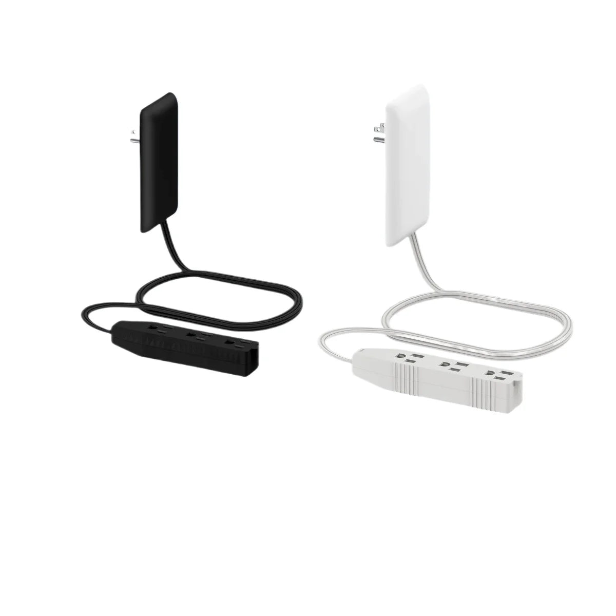 Flat-Face Outlet Extender with 3 Receptacles