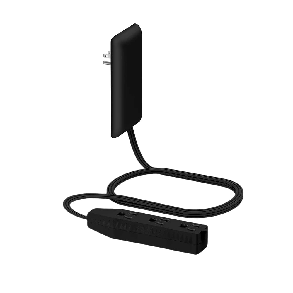 Flat-Face Outlet Extender with 3 Receptacles